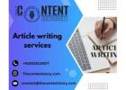 Professional Article Writing Services | The Content Story