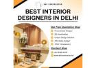 Hire the best interior designers in Delhi for elegance