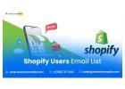 Get Verified Shopify Users Email List by Revenue Size