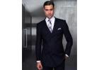 solid color wool suit