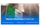 Fuel Your Marketing with Mexico Business Email List